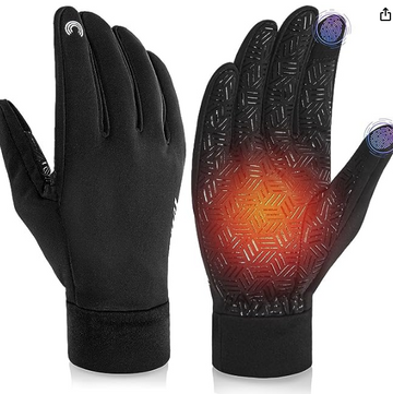 RIGWARL 32F°- 65F° Upgraded Gloves for Cold Weather Waterproof, Winter Gloves for Men Women with Touch Screen, Drving Gloves for Runing Hiking Walking Skiing Snow